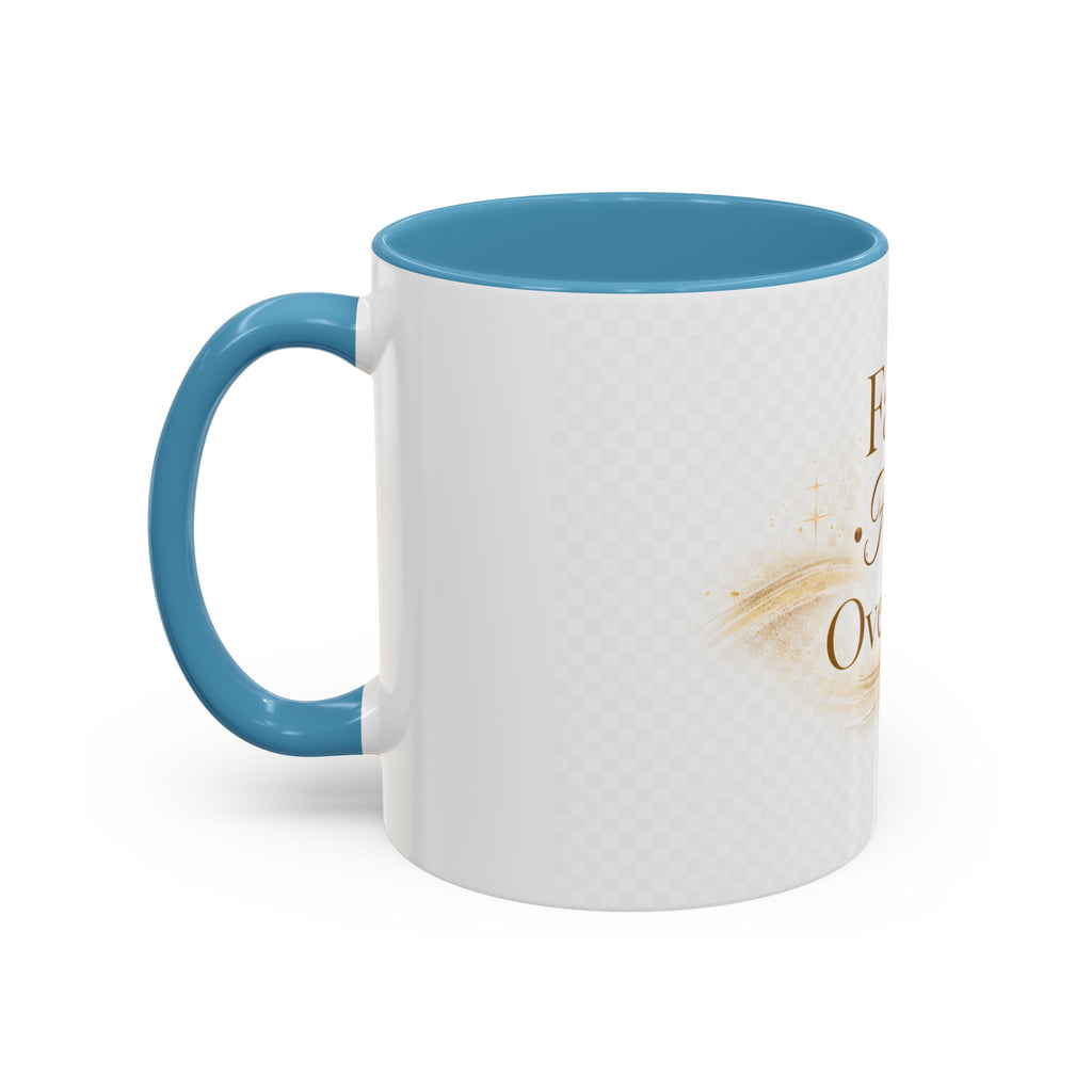 Copy of Faith Favor Overflow Ceramic Coffee Mug – Inspirational Christian Accent Mug