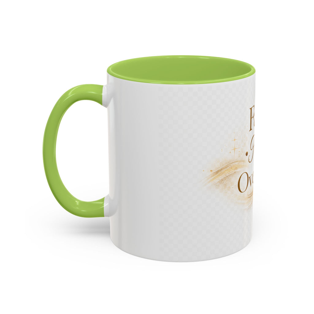 Copy of Faith Favor Overflow Ceramic Coffee Mug – Inspirational Christian Accent Mug