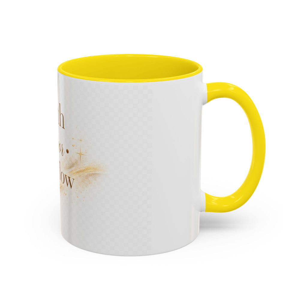 Copy of Faith Favor Overflow Ceramic Coffee Mug – Inspirational Christian Accent Mug