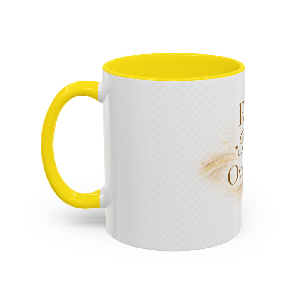 Copy of Faith Favor Overflow Ceramic Coffee Mug – Inspirational Christian Accent Mug