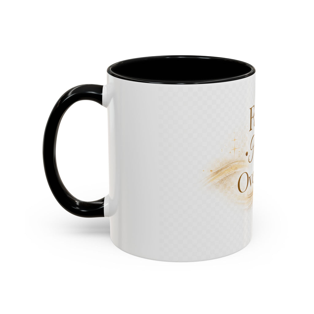 Copy of Faith Favor Overflow Ceramic Coffee Mug – Inspirational Christian Accent Mug