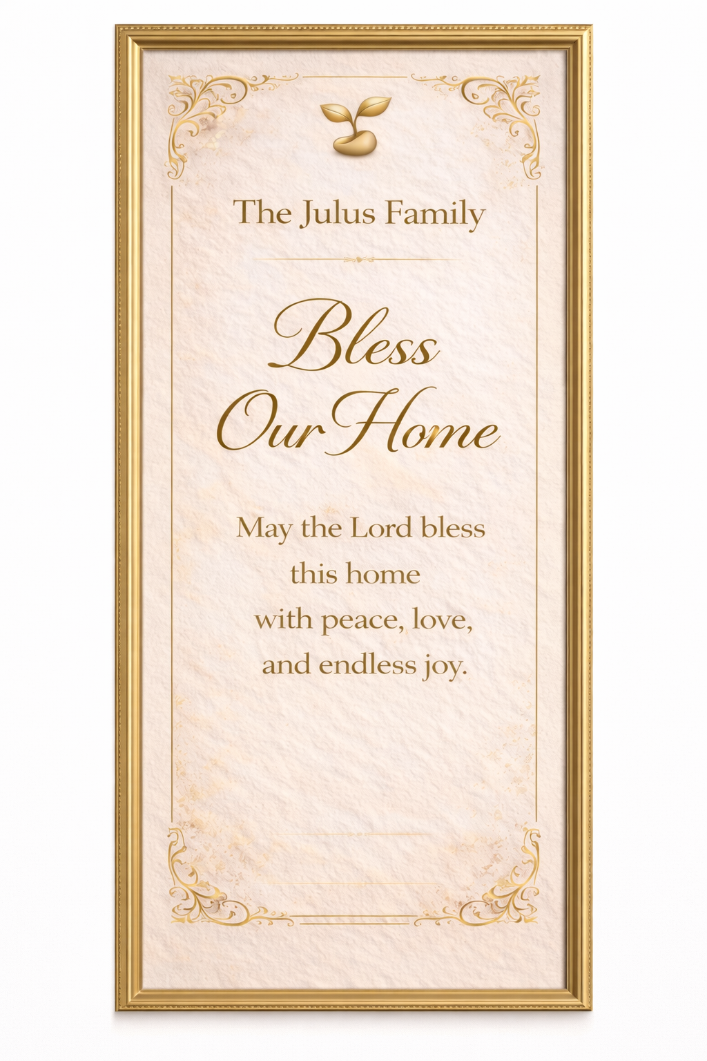 Family Blessing Bundle – 3 Luxury Posters (Personalized)